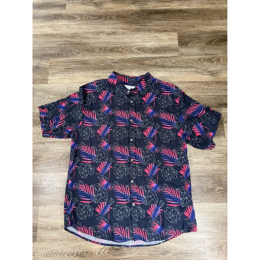 Ocean Current Shirt Loana Mens XL‎ Short Sleeve Tropical Geometric NWT